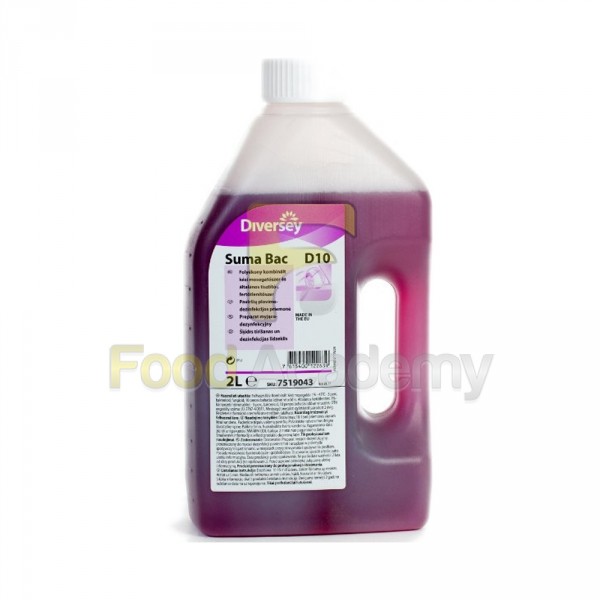 Средство дезинфицирующее Diversey Suma Bac D10, 6 х 2 л